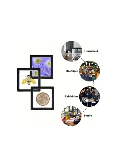 Güneşe Dayanıklı 3 Adet Gümüş Takı Yada Kolleksiyon Koruma Kutusu Çok Renkli