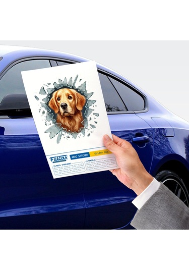 Fulcar Golden Araç Stickerı - 9093783564235do