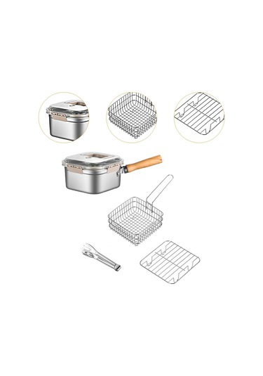 Homyl Restoran Tavuk Kanadı Kafe Için Çok Amaçlı Tencere Gösterildiği Gibi