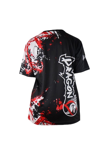 Dragondo Tx8594 Kick Boks Tişört Dijital Baskılı Kick Boxing Tshirt Siyah
