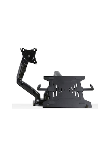 Vontech F160-fp 17-27'' Hareketli Monitör + Notebook Masa Standı