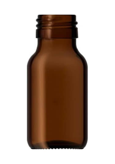 Kahverengi Ilaç Şişesi Kapaklı 100 Ml - 50 Adet Toptan