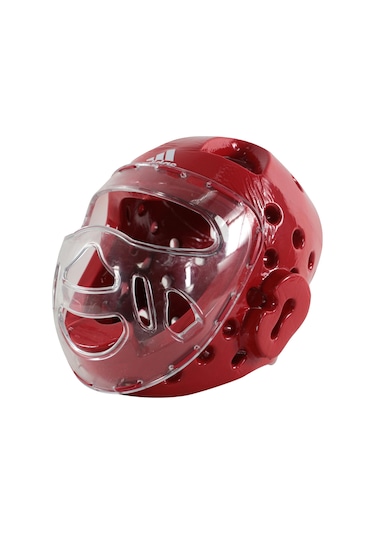 Adidas Adthgm01 Wt Onaylı Maskeli Taekwondo Kaskı 001