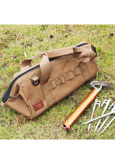 Geeksen Dayanıklı Su Geçirmez Kamp Çadırı Aksesuar Çantası - Çok Amaçlı Organizatör Kum