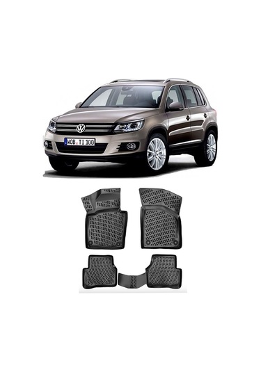 Vw Tiguan 2007-2015 Btm 3d Havuzlu Paspas
