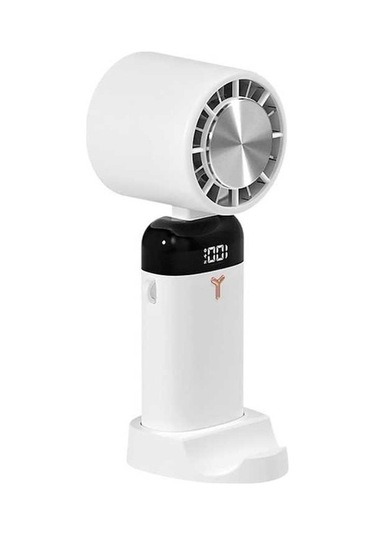 Ulzyvf Telefon Taşınabilir Standlı, Soğutucu Şarj Masaüstü Hızlı, Fanı: Edilebilir Boyun Beyaz Başlıklı Ayar 90 3600mah 3 Rn Beyaz