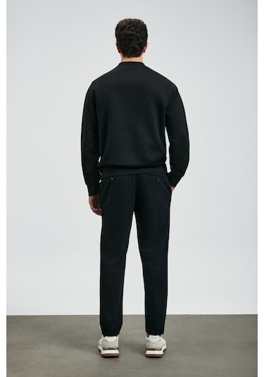 Lufian Erkek Oracle Sweatshirt 112030178 Siyah Siyah