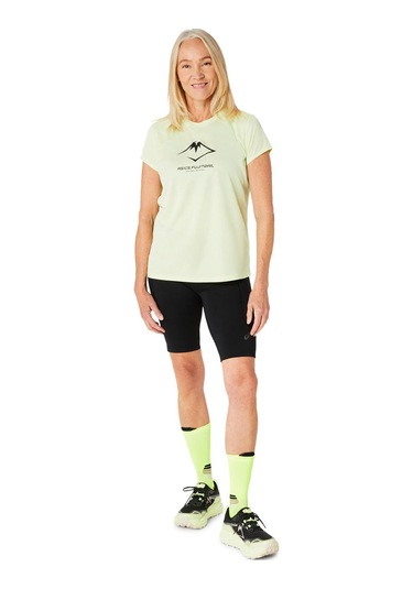 Asics Fujıtraıl Logo Ss Top Kadın Yeşil Kısa Kollu Tshirt 2012c971-300