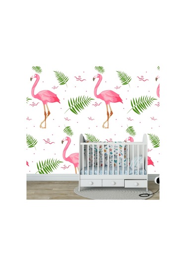 Çocuk Odası Duvar Kaplama Folyosu Flamingo