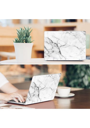 Macbook Air Kılıf 13 İnç Mermer11nl Eski Usb'li Model 2010-2017 A1369 A1466 İle Uyumlu R-08