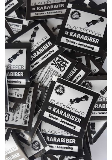 Masterpack Tek Kullanımlık Karabiber 1000 Adet