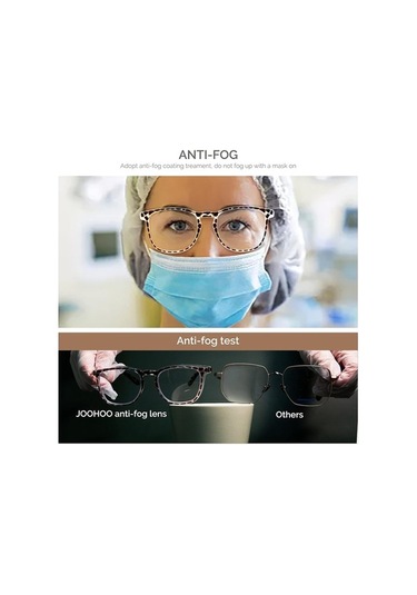 Trendooze Kadın Hemşireler İçin Mor Anti -sis Koruyucu Gözlük