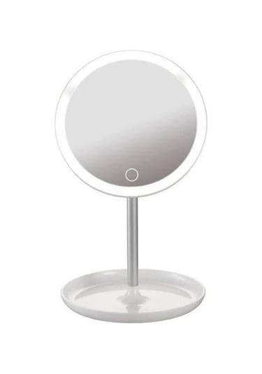 Unichrome Dokunmatik Led Işıklı Usb Girişli Yuvarlak Masa Üstü Makyaj Aynası