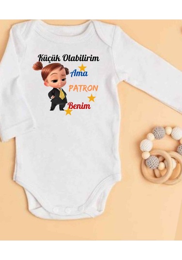 Lupi İsimli Zıbın Yazılı Bebek Zıbın Krem-gümüş Beyaz