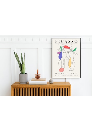 Pablo Picasso Çerçevesiz Poster Duvar Tablosu Dnm6 50x70
