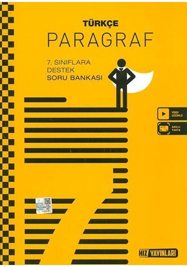 7.Sınıf Türkçe Paragraf Soru Bankası Hız Yayınları