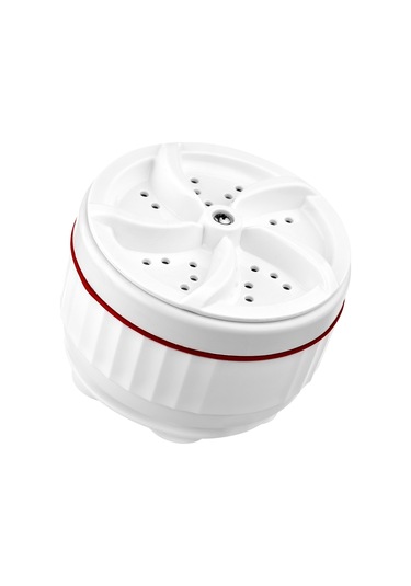 Symbee Taşınabilir Usb Şarjlı Ultrasonik Mini Çamaşır Makinesi - Bebek Kıyafetleri Ve İç Çamaşırı Yıkama Beyaz