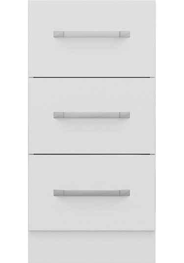 Minar Mutfak Alt Modül 3ç Nray 40cm Dolap Beyaz - B1