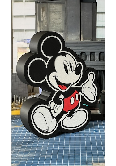 Micky Fare Dekoratif Aydınlatma Led Gece Lambası Çok Renkli