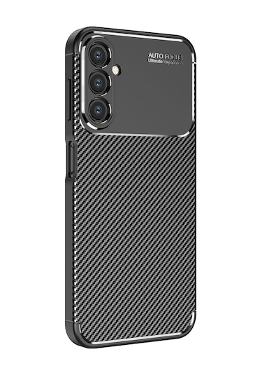 Samsung Galaxy Uyumlu M34 5g Kılıf Zore Karbon Görünümlü Negro Silikon Kapak