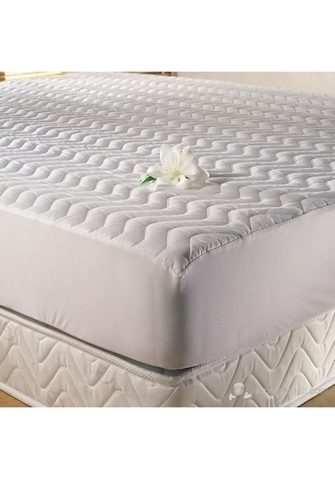 Taç Soft Alez Çift Kişilik Kapitone Alez 200X200 Beyaz