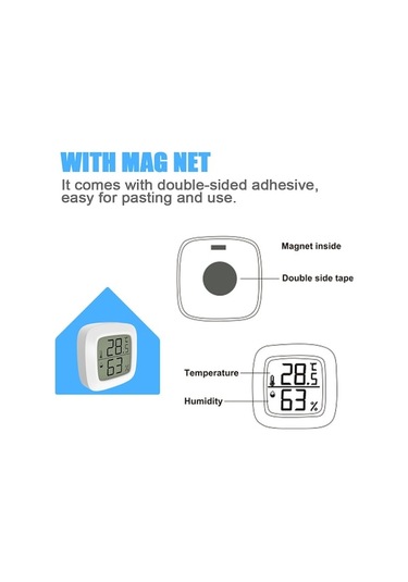 Yulong Reedark Dijital Termometre Ve Higrometre - Ev, Ofis,