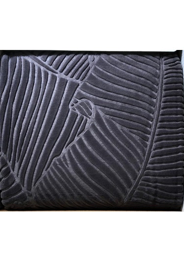 Merinos Antrasit Elegans Embos Çift Kişilik Kutulu Battaniye 220 X 240