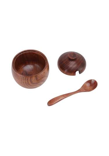 Baharat Kavanozu Tuzluk Şeker Kutusu Baharat Kabı Kaşık Kapaklı Mutfak Saklama -