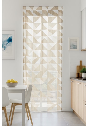 Pannello Tül Perde Bej 150x290 Bej