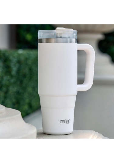 Tyeso Qq Termos Sızdırmaz Pipetli Çift Duvarlı Vakumlu 900ml TS-8866AM