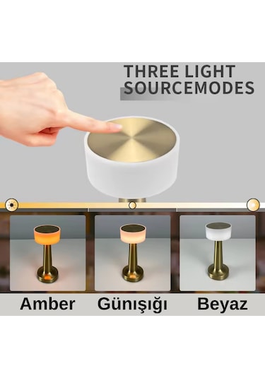 Forlife Nil Dokunmatik Şarjlı Dekoratif Led Masa Lambası