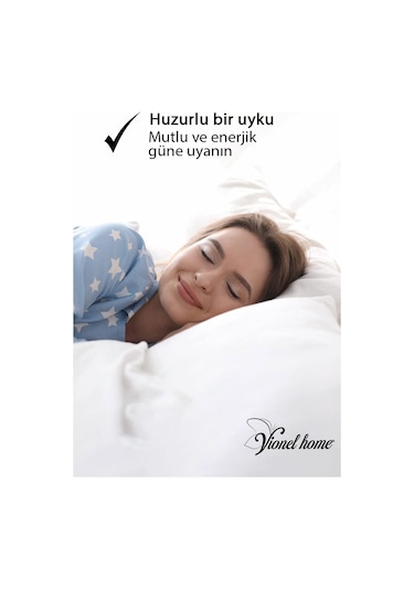 Vionel Home %100 Pamuk Kapitone 4’lü Yastık Koruyucu Kılıf 50 x 70 CM