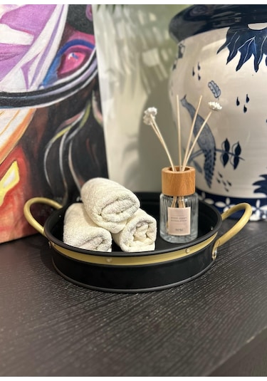 The Mia Galvin Tepsi Siyah 30 cm