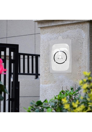 Homyl Kablosuz Kapı Zili Zil Koruyucu Için Kapağı Su 100x61x49mm