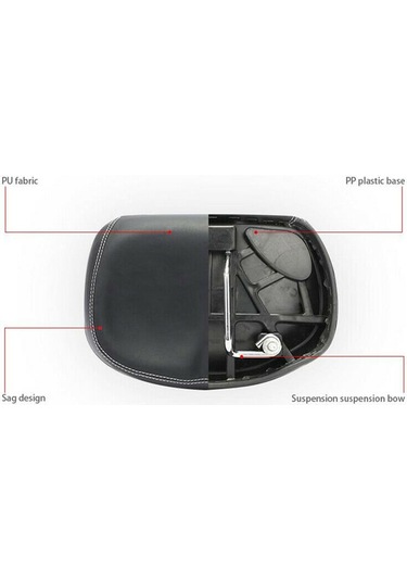 Moveevo Ergonomik Geniş Burunsuz Bisiklet Jotu - Pu Materyal, Şok Emici, Uzun Sürüşler İçin Konforlu Siyah-kırmızı Çok Renkli