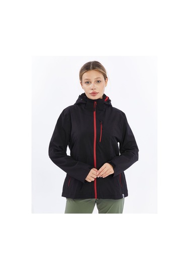 Mapamyumco Windbreaker Kadın Ceket-siyah Siyah