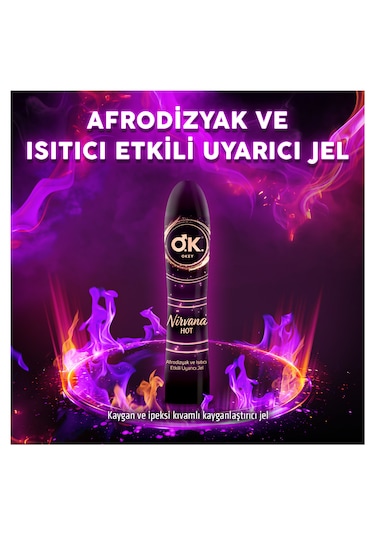 Okey Nirvana Hot Uyarıcı Jel 2 x 100 ML
