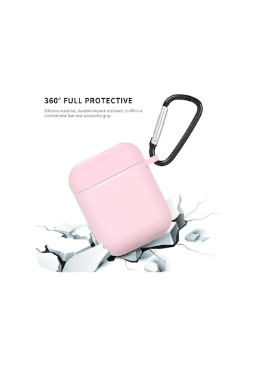 Honmex I-12 Kablosuz Kulaklık Koruması Silikon Kapak, Çift Uçlu Kanca İle, Nane Yeşili, Evrensel Uyumlu Yeşil