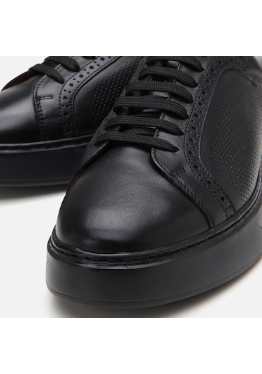 Hotiç Hakiki Deri Siyah Erkek Günlük Ayakkabı 02ayh297400a100 Siyah-black Çok Renkli
