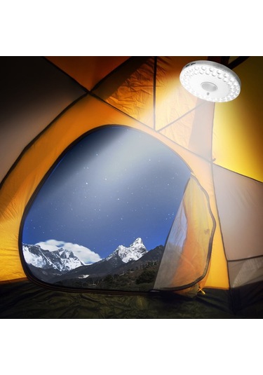 Yuntech01 Dışarıda Kullanalım 48 Led Işık, Gölge Açmak İçin Uyumlu, 3 Seviye Parlaklık Ayarlayabilir, Pil Dahil Değil Çok Renkli