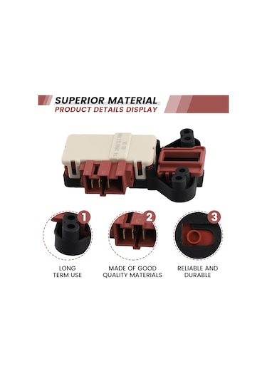 Çamaşır Makinesi Kapı Kilidi Zv-446 Çamaşır Makinesi Kapı Kilidi Anahtarı Yedek Parçaları