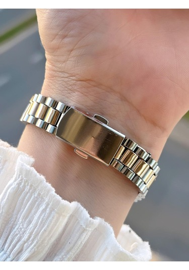 Coliseum Çelik Kordon Takvimli Kadran Özel Tasarım Vintage Seri Kadın Kol Saati+bileklik Ps.8341.m8 Gümüş