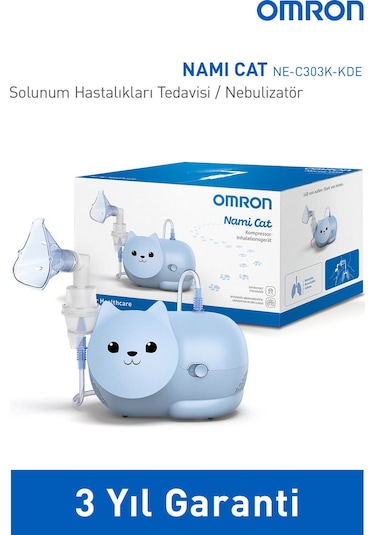 Omron Nami Cat, Çocuklara Uygun Sevimli Nebulizatör NE-C303K-KDE