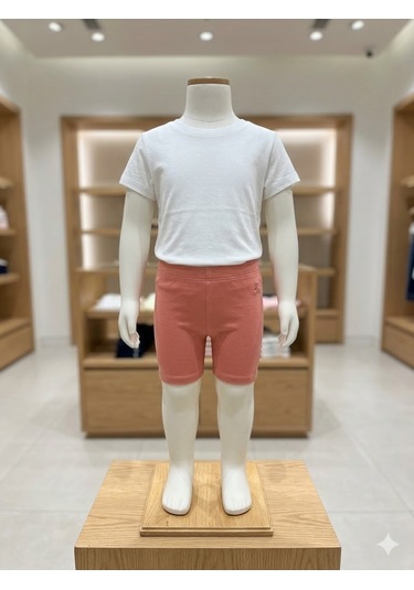 Gap V-bf Bıke Short Turuncu Kız Çocuk Sort Pembe