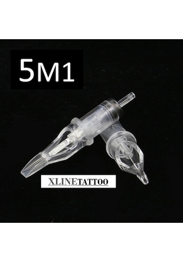 XLine Tattoo XLtn045M  5 M1 Kartuşluİİğne Cheyenne Hawk Uyumlu Steril 1 Adet