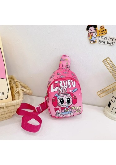 Yeni Labubu Karikatür Sevimli Çocuk Çantası Oyuncak Bozuk Para Cüzdanı 1 Pink 1 Pink Pembe