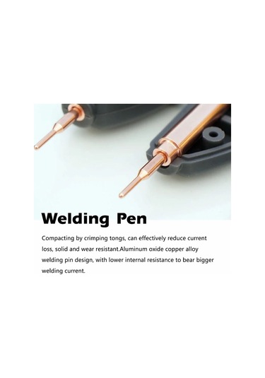 Kangvka Taşınabilir 500a Nokta Kaynak Kalemi - Alümina Bakır Uçlu, Düşük Dirençli, 18650 Pil Kaynağı İçin Profesyonel Set