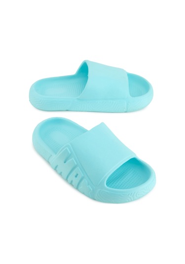 Gezer Yazlık Kız Çocuk Eva Islak Zemine Uygun Ev Bahçe Banyo Havuz Terlik Mint Yeşili