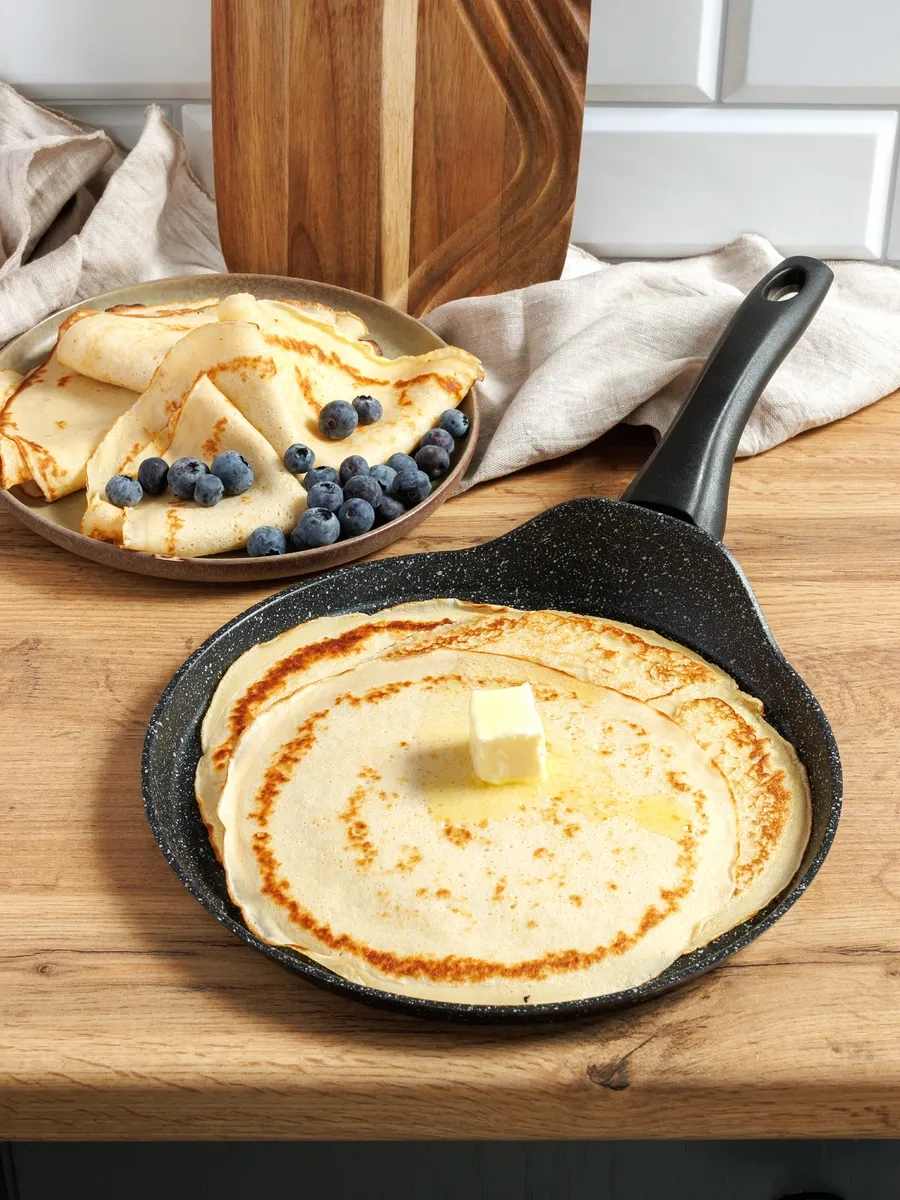 Unifico Vigoroso Nero 24 Cm Krepler İçin Tava 248915818 Siyah