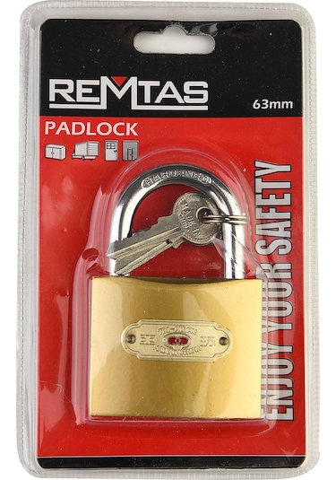 Remtaş Asma Kilit Sarı 60mm